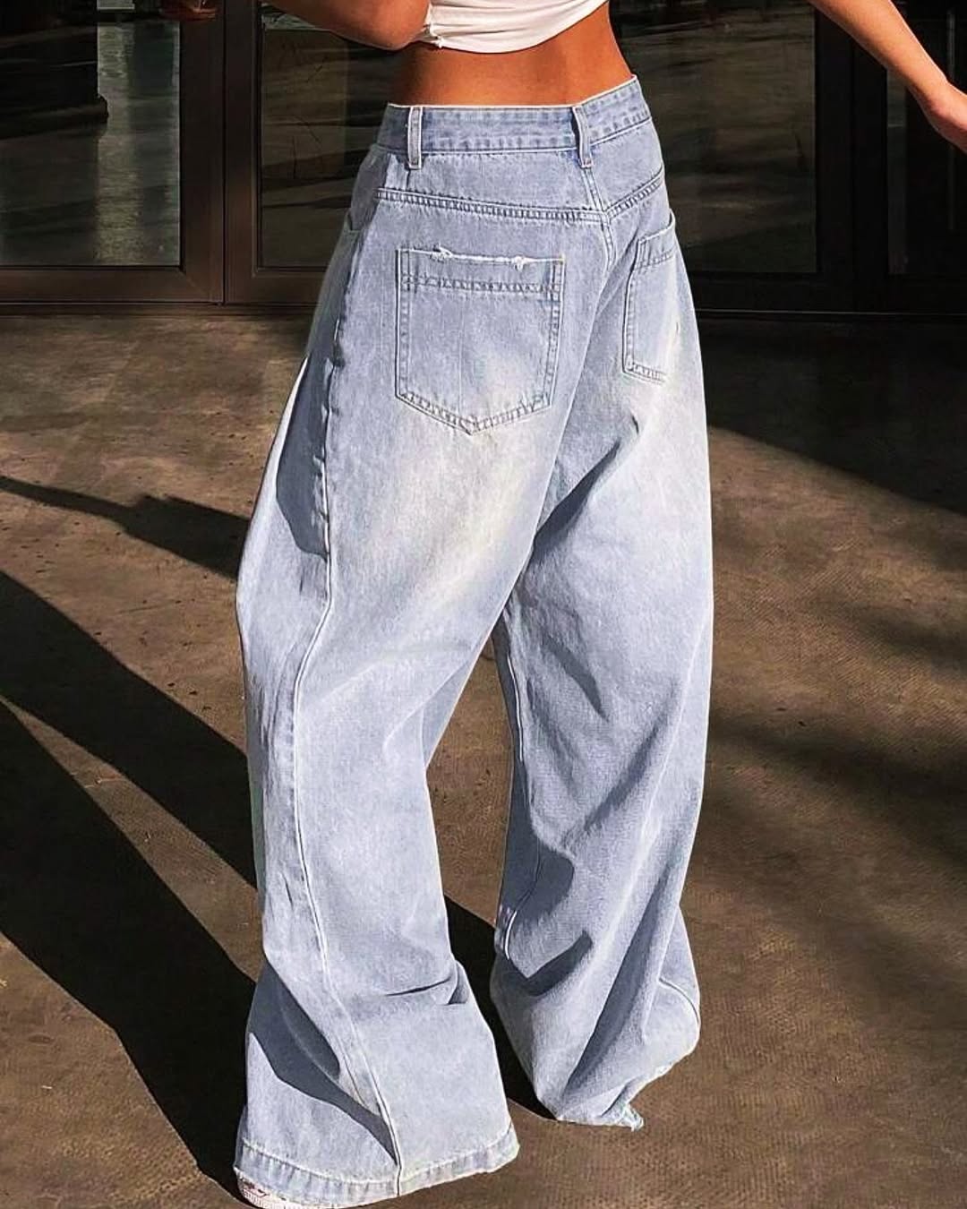 Light Denim Pants