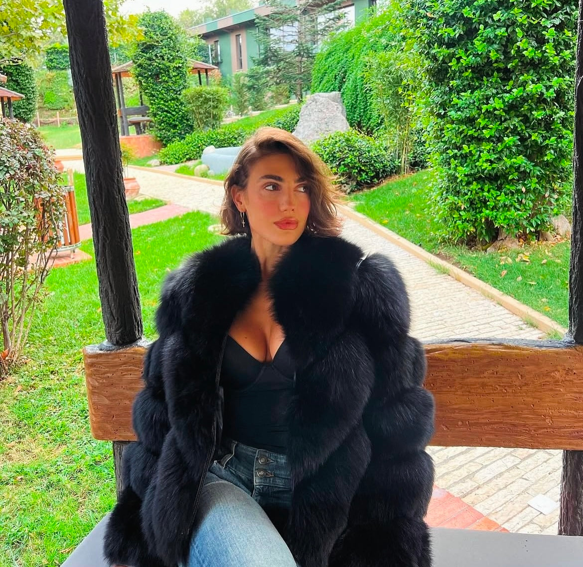 .⚜️Fox Fur Coat