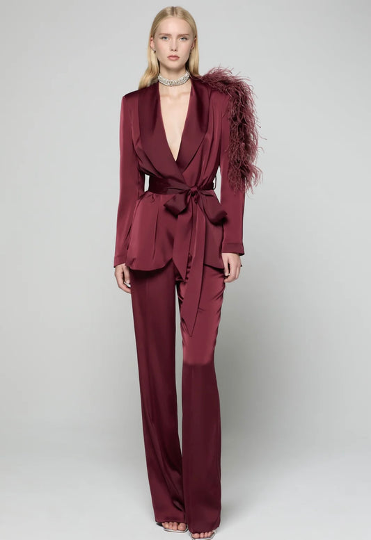 Maroon Suit