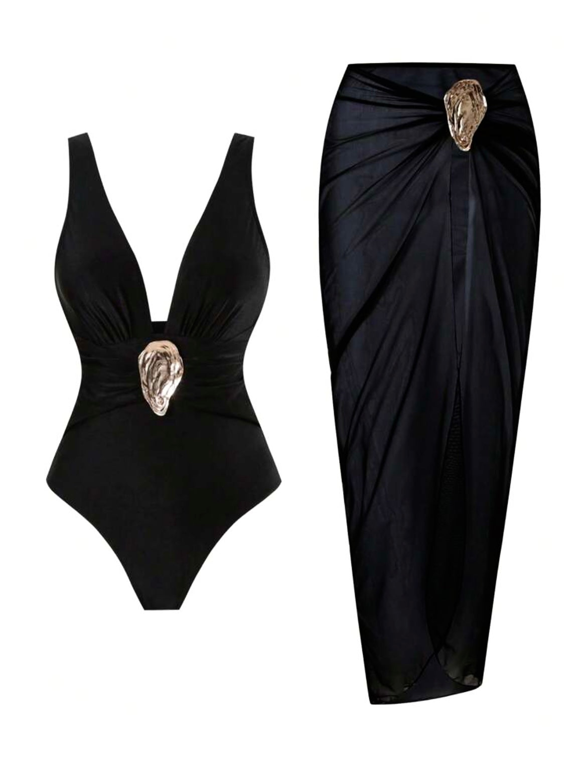 Zš2pcs Black Shell Set