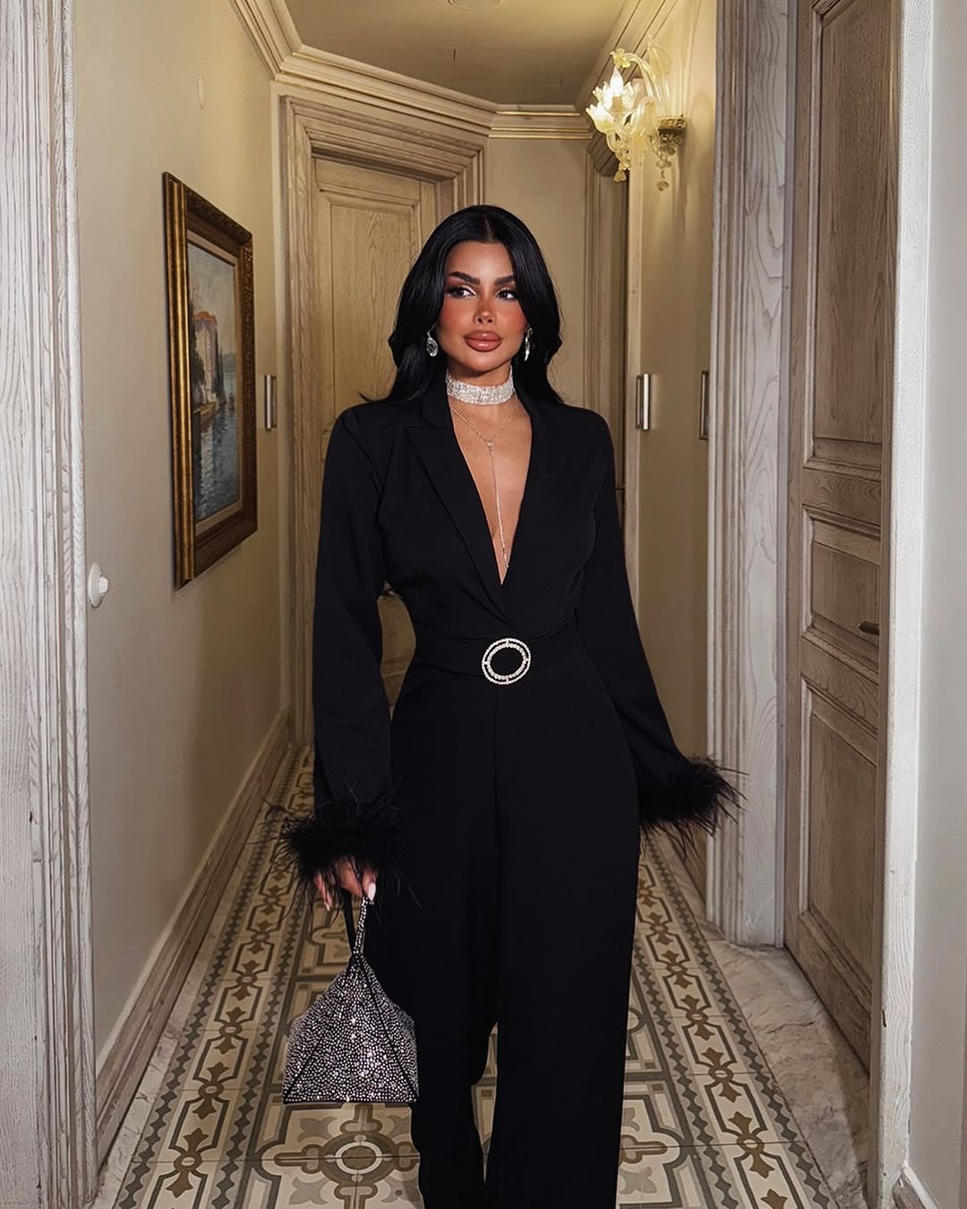 Glam Black Jumpsuit