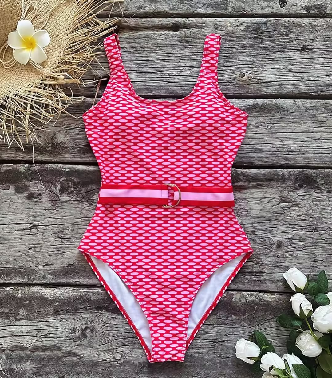 .NEW Pink/Red One-Piece