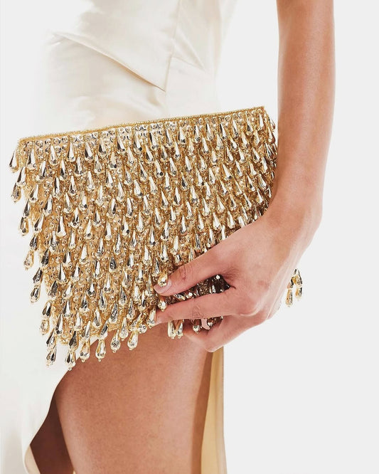 .NEW Beaded Clutch