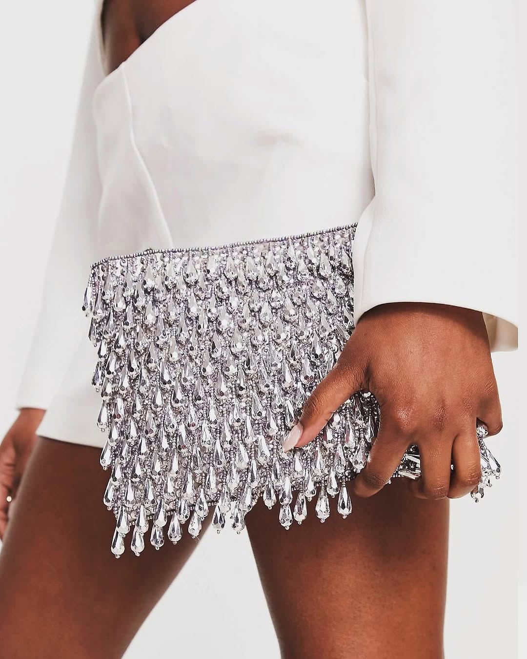 .NEW Beaded Clutch