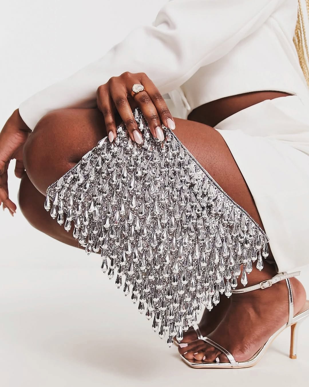 .NEW Beaded Clutch