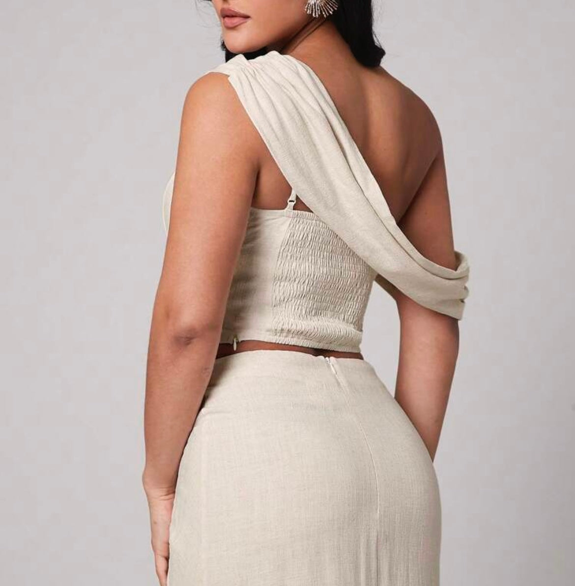 Linen Corset Top