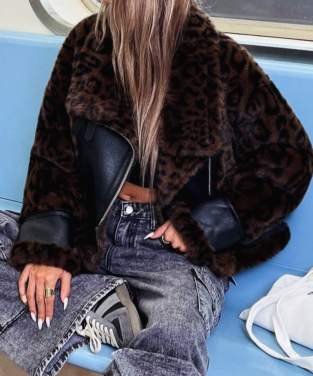 .NEW Leopard Jacket