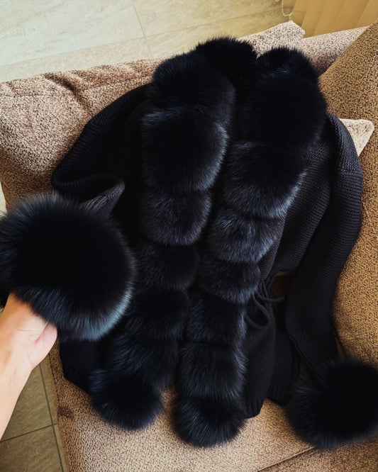Z⚜️Fox Fur Cardigan