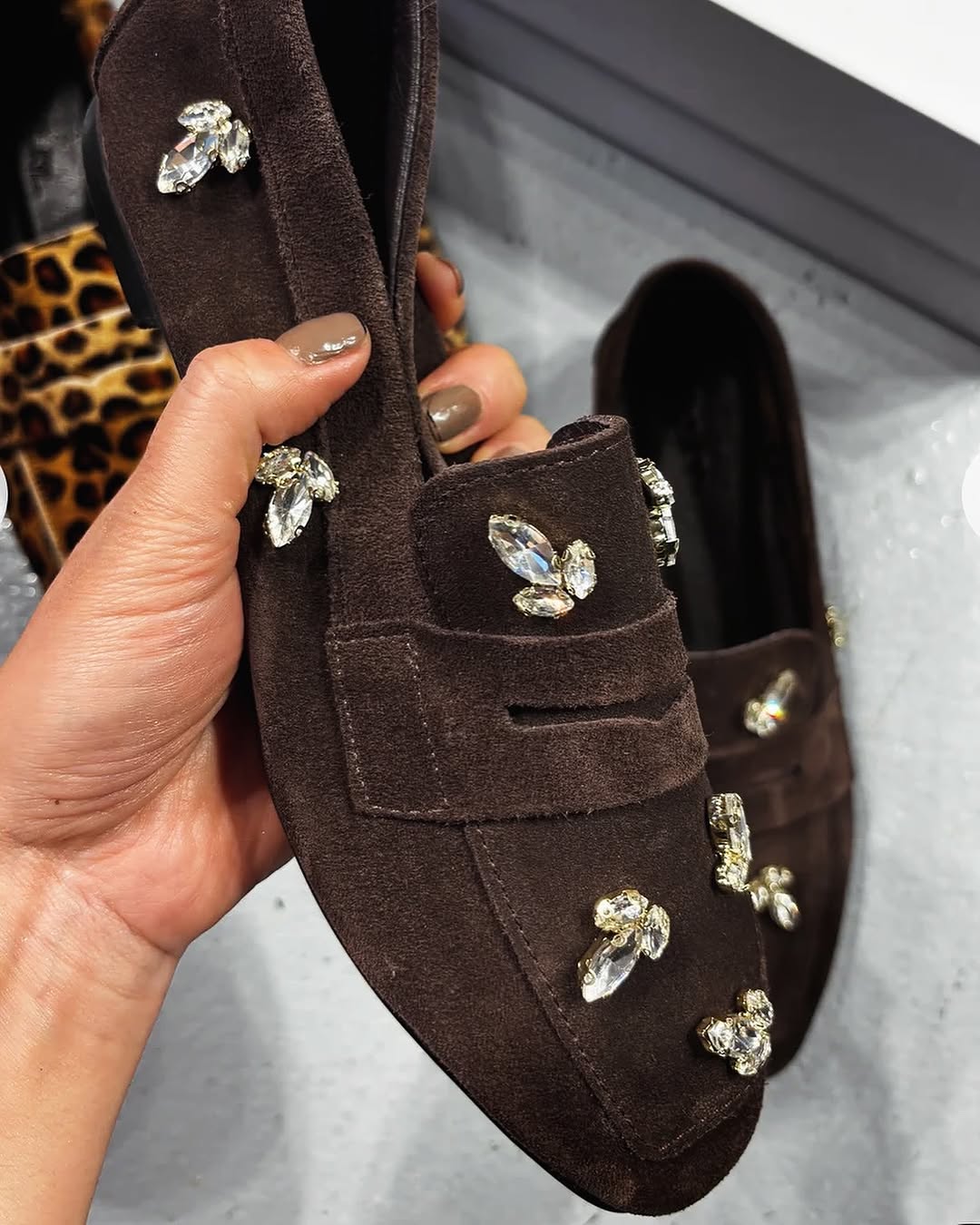 .NEW Genuine Suede Loafers