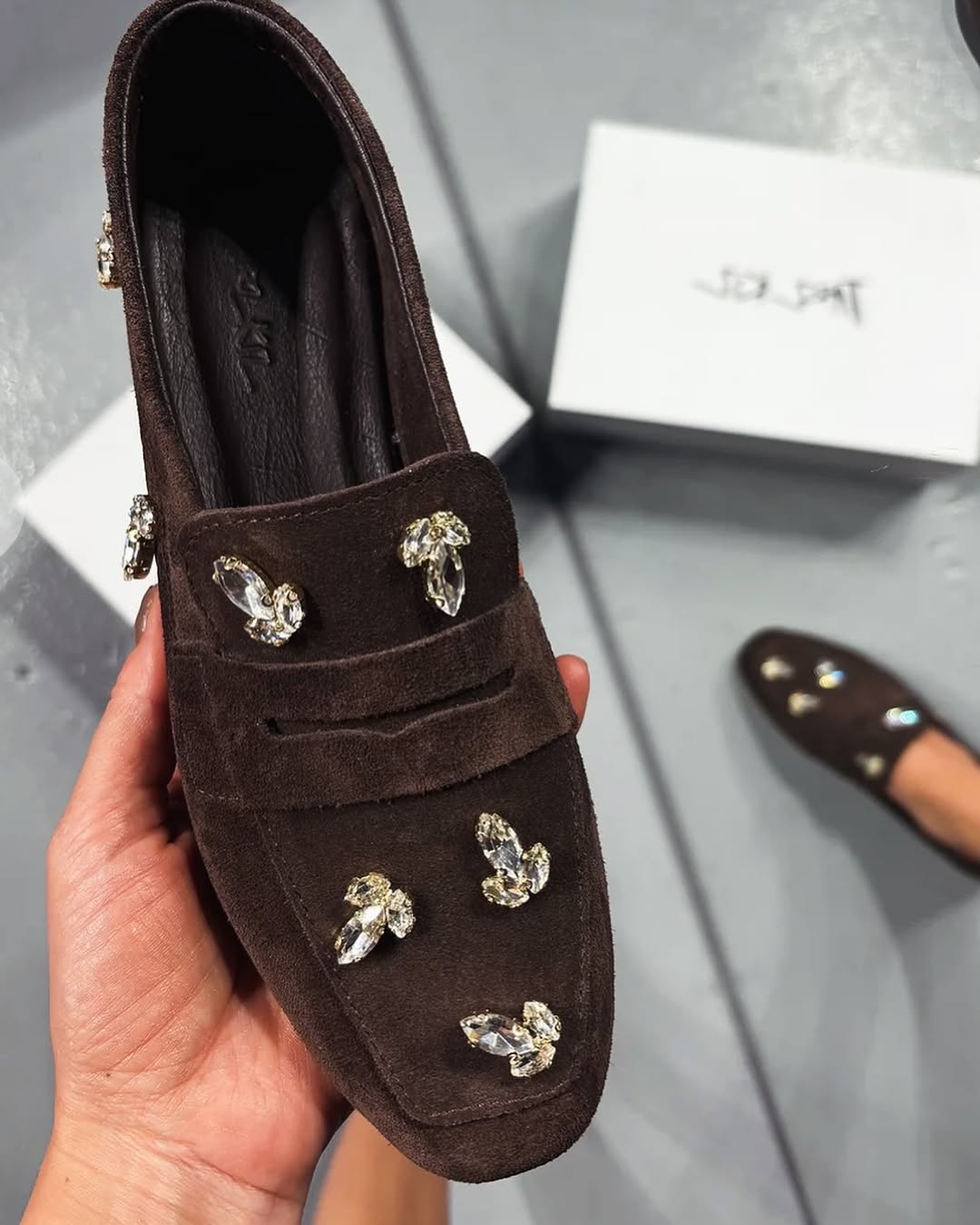 .NEW Genuine Suede Loafers