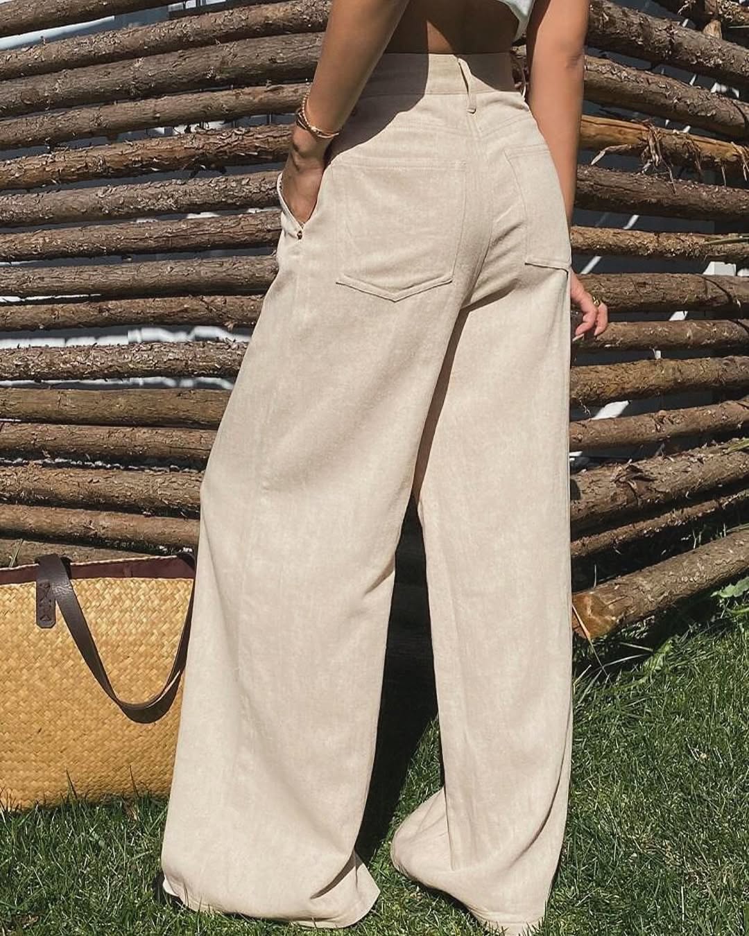 Beige Pants