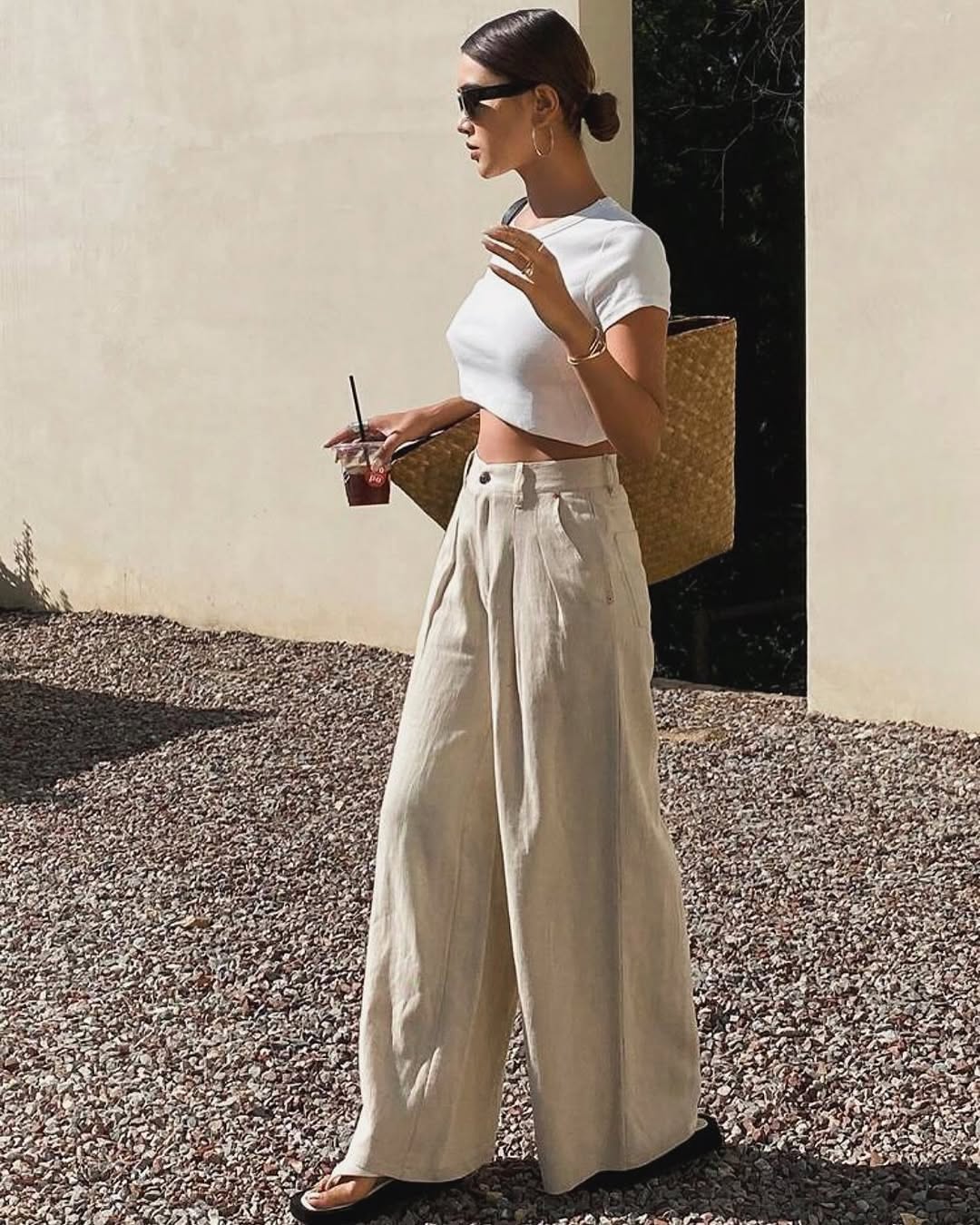 Beige Pants