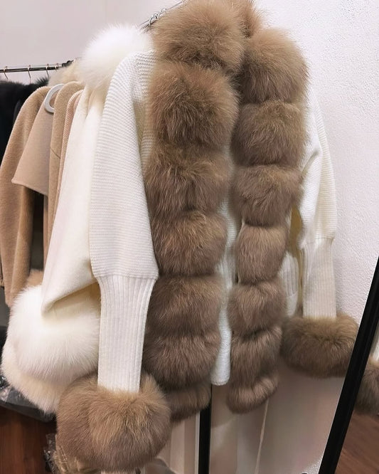 Z⚜️Fox Fur Cardigan