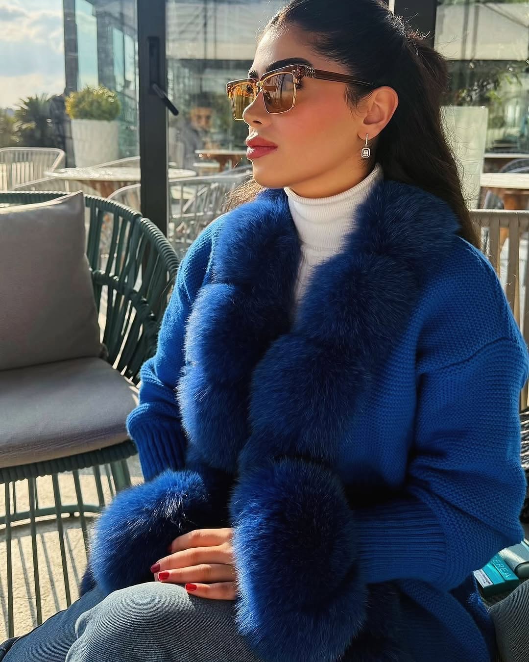 Z⚜️Fox Fur Cardigan