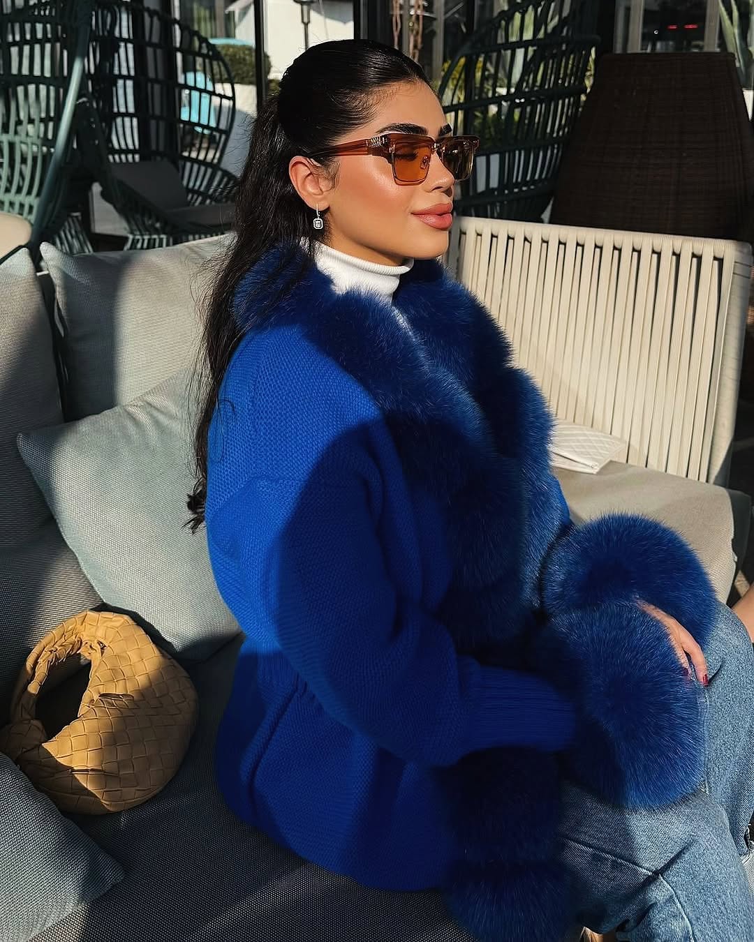 Z⚜️Fox Fur Cardigan